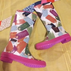 Coach rainboots